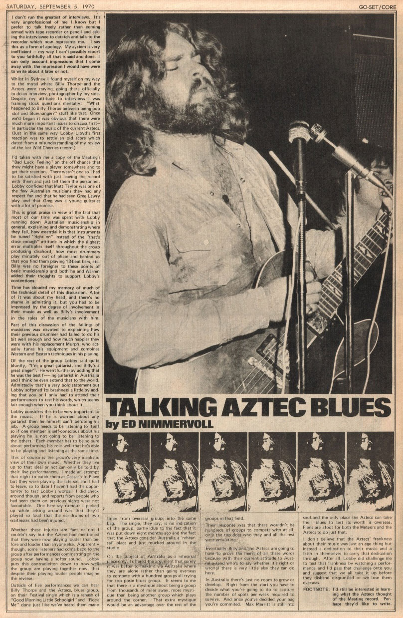 "Talking Aztec Blues"
